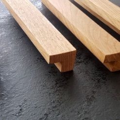 Ξύλινη Λαβή Πόρτας από Μασίφ Ξύλο Δρυς